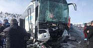 Ankara'da otobüs ile tır çarpıştı: 1 ölü, 8 yaralı