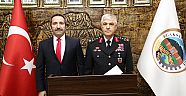 Jandarma Genel Komutanı Arif Çetin Vali Ali Mantı’ya Ziyarette Bulundu