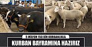 5 Milyon 150 Bin Kurbanlıkla Kurban Bayramına Hazırız