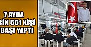 7 Ayda 8 Bin 551 Kişi İşbaşı Yaptı