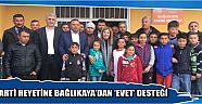 Ak Parti Heyetine Bağlıkaya’dan ‘Evet’ Desteği