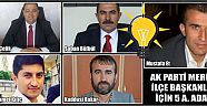 Ak parti merkez ilçe başkanlığı için 5 A. Adayı