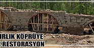 Asırlık Köprüye İlk Restorasyon