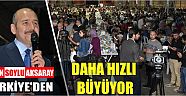 Bakan Soylu Aksaray Türkiye’den Daha Hızlı Büyüyor