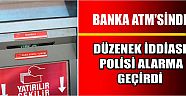 Banka Atm’sinde Düzenek İddiası Polisi Alarma Geçirdi