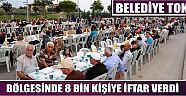 Belediye Toki Bölgesinde 8 Bin Kişiye İftar Verdi