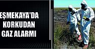Eşmekaya’da Korkudan Gaz Alarmı