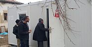 Evi Yanan Vatandaşa Konteyner Verildi