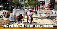 Fen İşleri, Kaldırımları Yeniledi