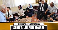 Gülağaç İlçesinde Yaşayan Şehit Ailelerine Ziyaret