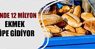 Günde 12 Milyon Ekmek Çöpe Gidiyor