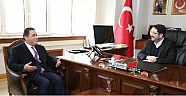 MHP Belediye Başkan Adayı Alkan'dan Başkan Yazgı'ya Nezaket Ziyareti
