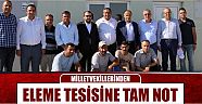 Milletvekillerinden Eleme Tesisine Tam Not