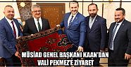 Müsiad Genel Başkanı Kaan’dan Vali Pekmez’e Ziyaret