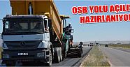 Osb Yolu Açılışa Hazırlanıyor