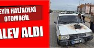 Seyir Halindeki Otomobil Alev Aldı