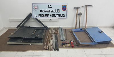 Sulama Kanalı Kapağı Hırsızları Yakalandı