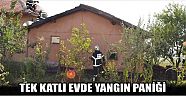  Tek Katlı Evde Yangın Paniği