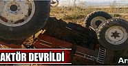 Traktör Devrildi