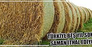 Türkiye Beş Yıl Sonra Saman İthal Ediyor