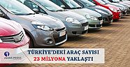 Türkiye'deki Araç Sayısı 23 Milyona Yaklaştı